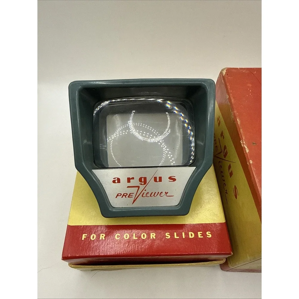 Argus Camera Previewer For Color‎ Slides Original Box Vintage Photography